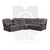 Sala Modular Reclinable Malibu New Gris