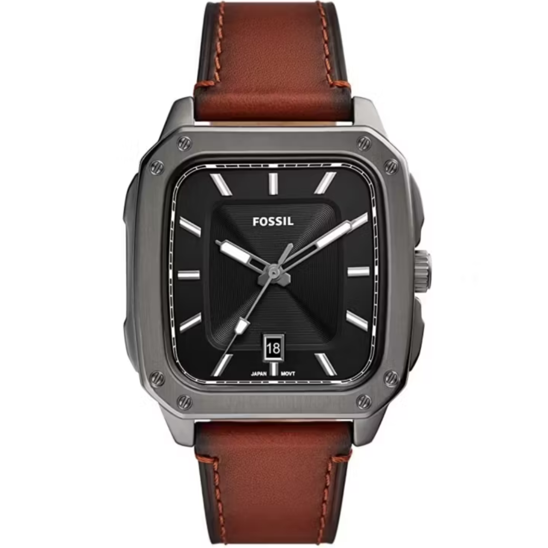 Reloj Fossil Inscription Modelo Ejecutivo Cuero Muebleria Central